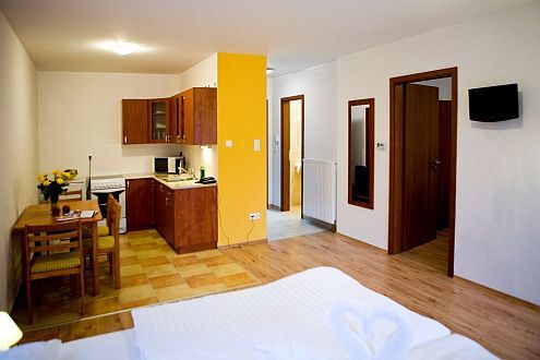 Appartamento poco costoso dell'hotel nuovissimo Saphir Aqua a Sopron - Aparthotel Saphir Aqua
