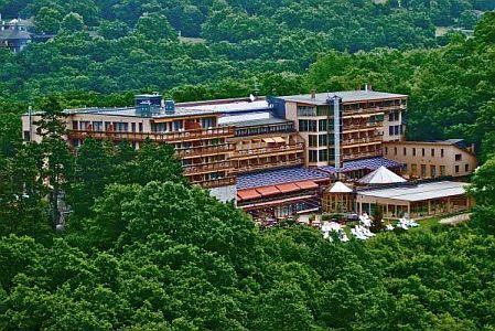 Vista panoramica a Silvanus Hotel Visegrad vicino a Budapest