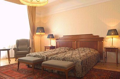 Camera doppia Superior all'Hotel Gellert a Budapest - prenotazione online - camera con vista panoramica sul Danubio 